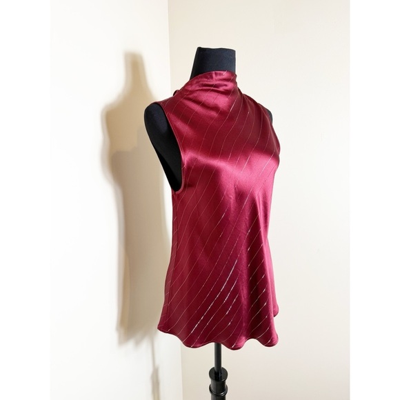 NWT NONCHALANT Label Laura satin top M - Picture 2 of 11